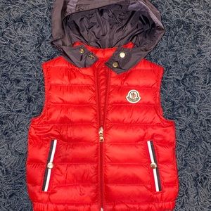 Moncler infant puffer vest